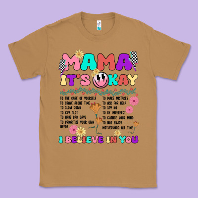 Mama It's Okay Classic Tee Designed By Jahusdesignshop