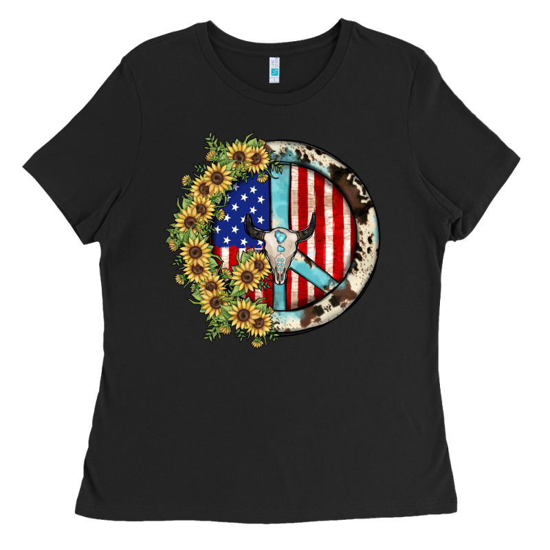 Peace Sign Ladies Tee by JahusDesignShop | Teevron