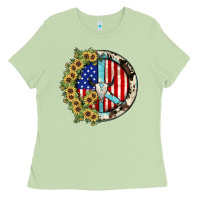 Matcha Peace sign Ladies Tee - JahusDesignShop