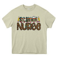 Mossy school nurse Heavy Core Tee - CowhideDigitalArt