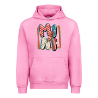 Fuchsia Pink 4th of July mini with lightning bolt Urban Hoodie - FaDigitalArtStudio