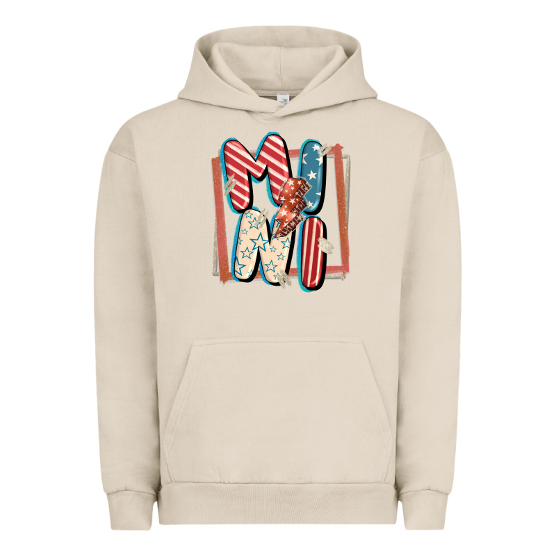 4th Of July Mini With Lightning Bolt Urban Hoodie by FaDigitalArtStudio | Teevron