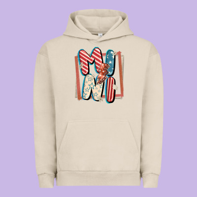 4th Of July Mini With Lightning Bolt Urban Hoodie Designed By Fadigitalartstudio