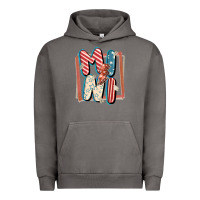 Pigment Tornado 4th of July mini with lightning bolt Urban Hoodie - FaDigitalArtStudio
