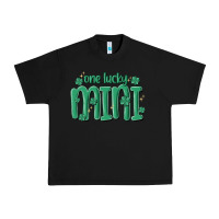 Black one lucky mini Urban Heavy Tee - MaliasSmallBusiness
