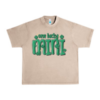French Oak one lucky mini Urban Heavy Tee - MaliasSmallBusiness