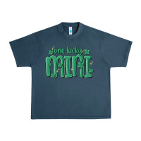 Midnight Navy one lucky mini Urban Heavy Tee - MaliasSmallBusiness