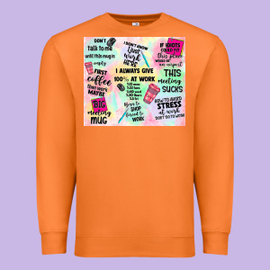 Funny Office Premium Sweatshirt Designed By Tumblerdesignbyshophia