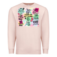Pale Pink funny office Premium Sweatshirt - TumblerDesignByShophia