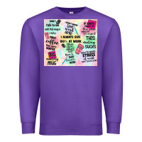 Purple funny office Premium Sweatshirt - TumblerDesignByShophia