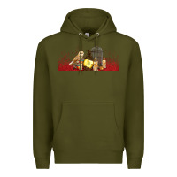 Army Green wizard Premium Hoodie - TumblerDesignByShophia
