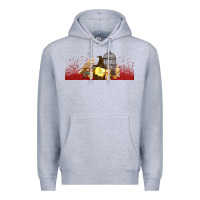 Heather Grey wizard Premium Hoodie - TumblerDesignByShophia