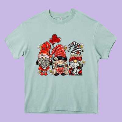 Ladybug  Gnomies Heavy Core Tee Designed By Barkaloodesign
