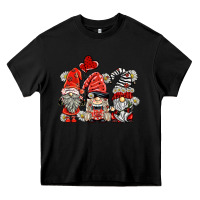 Black ladybug  gnomies Heavy Core Tee - BarkalooDesign