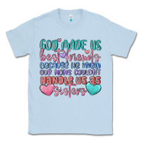Dusty Blue god made us best friend Classic Tee - MaliasSmallBusiness