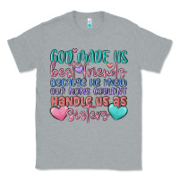 Heather Grey god made us best friend Classic Tee - MaliasSmallBusiness