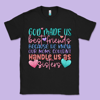 God Made Us Best Friend Classic Tee Designed By Maliassmallbusiness