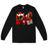 Black christmas love nurse Long Sleeve Tee - NancyCooperArtShop