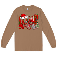 Toasted Coconut christmas love nurse Long Sleeve Tee - NancyCooperArtShop