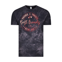 Cloud Black mother and daughter best friends for life Vintage Tee - MaliasSmallBusiness