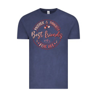 Vintage Denim mother and daughter best friends for life Vintage Tee - MaliasSmallBusiness