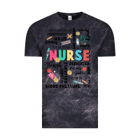 Cloud Black nurse word Vintage Tee - JahusDesignShop