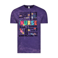 Cloud Purple nurse word Vintage Tee - JahusDesignShop