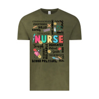 Vintage Olive nurse word Vintage Tee - JahusDesignShop