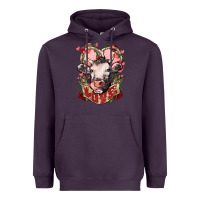 Plum Cow Valentine's Day love Heavyweight Hoodie - HowdyJamesFarm