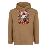 Toasted Coconut Cow Valentine's Day love Heavyweight Hoodie - HowdyJamesFarm