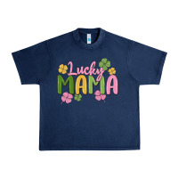 Navy lucky mama Urban Heavy Tee - MaliasSmallBusiness