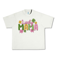 Pistachio lucky mama Urban Heavy Tee - MaliasSmallBusiness
