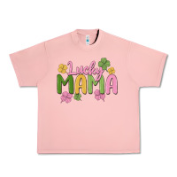 Salmon lucky mama Urban Heavy Tee - MaliasSmallBusiness