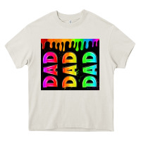 Cream lgbt dad tumbler Heavy Core Tee - HRA Design Shop