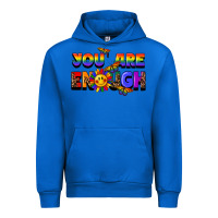 Cobalt you are enough Urban Hoodie - FaDigitalArtStudio