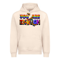 Sandshell you are enough Urban Hoodie - FaDigitalArtStudio