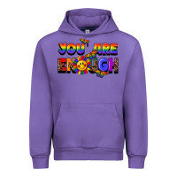 Tulip you are enough Urban Hoodie - FaDigitalArtStudio