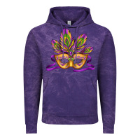 Cloud Purple mardi gras carnival mask Vintage Hoodie - Jasminsmagicworld