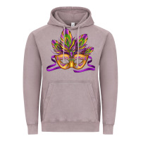 Vintage Zinc mardi gras carnival mask Vintage Hoodie - Jasminsmagicworld