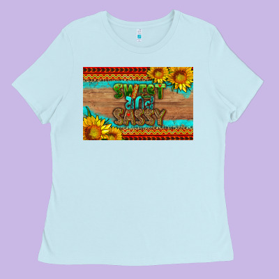 Sweet And Sassy Juneteenth Skinny Metal Can Holder Ladies Tee Designed By Hra Design Shop