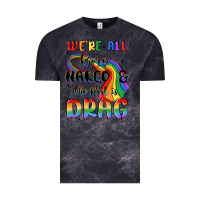 Cloud Black we're all born naked the rest is drag Vintage Tee - MaliasSmallBusiness