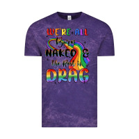 Cloud Purple we're all born naked the rest is drag Vintage Tee - MaliasSmallBusiness