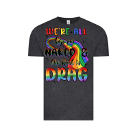 Vintage Black we're all born naked the rest is drag Vintage Tee - MaliasSmallBusiness
