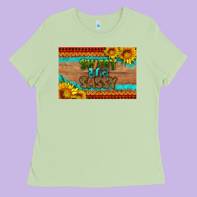 Sweet And Sassy Juneteenth Skinny Metal Can Holder Ladies Tee Designed By Hra Design Shop