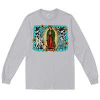 Moon Dust Gemstone our lady of Guadalupe Long Sleeve Tee - JahusDesignShop