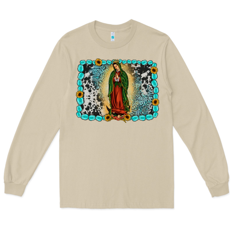 Gemstone Our Lady Of Guadalupe Long Sleeve Tee by JahusDesignShop | Teevron