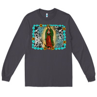 Smoke Gemstone our lady of Guadalupe Long Sleeve Tee - JahusDesignShop