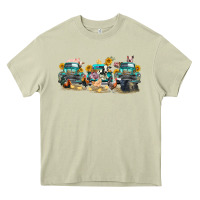 Mossy western farm trucks farm animals Heavy Core Tee - FaDigitalArtStudio
