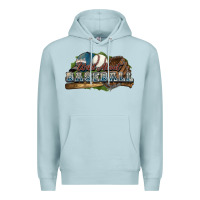 Blue Mist Wild about Baseball Premium Hoodie - HowdyJamesFarm