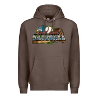 Coffee Wild about Baseball Premium Hoodie - HowdyJamesFarm